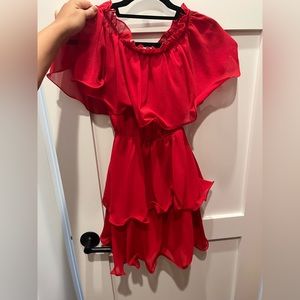 Pretty little thing red dress